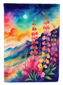 Snapdragon in Color House Flag Large Porch Sleeve Pole Decorative Outside Yard Banner Artwork Wall Hanging, Polyester, House Size, Multicolor