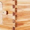 Bee Hive Deep Box Starter Kit, 100% Beeswax Coated Natural Fir Wood, Langstroth Beehive Kit with 10 Frames and Foundations